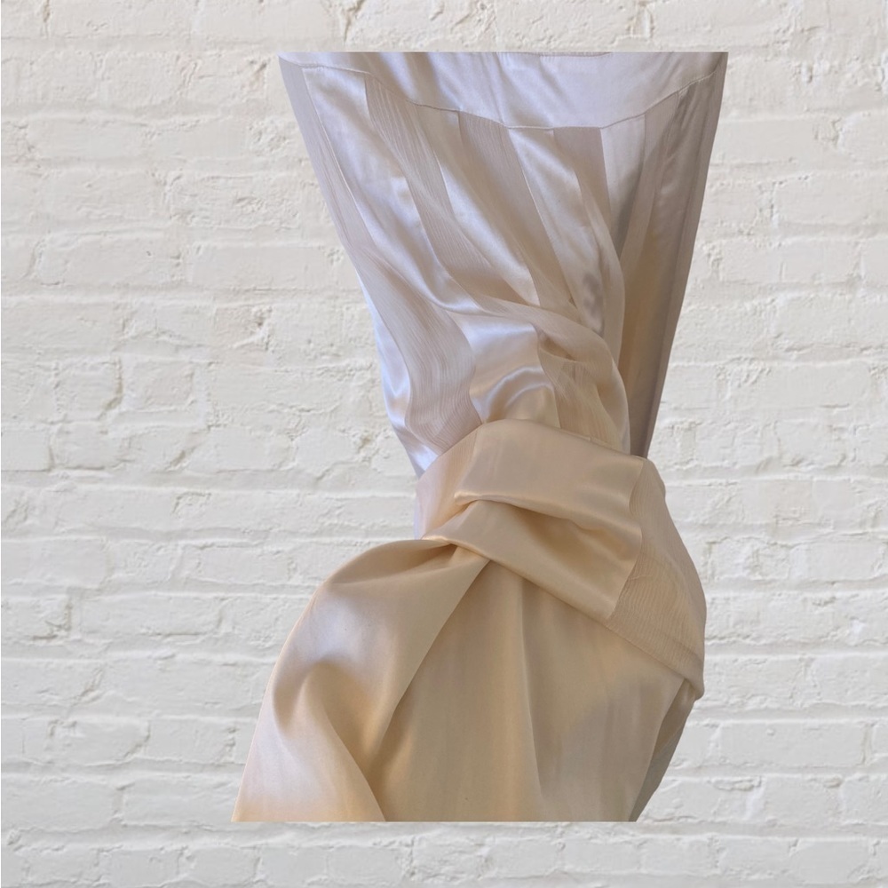Diane von Furstenberg Beautiful summer white cream DVF silk dress - Picture 6 of 8